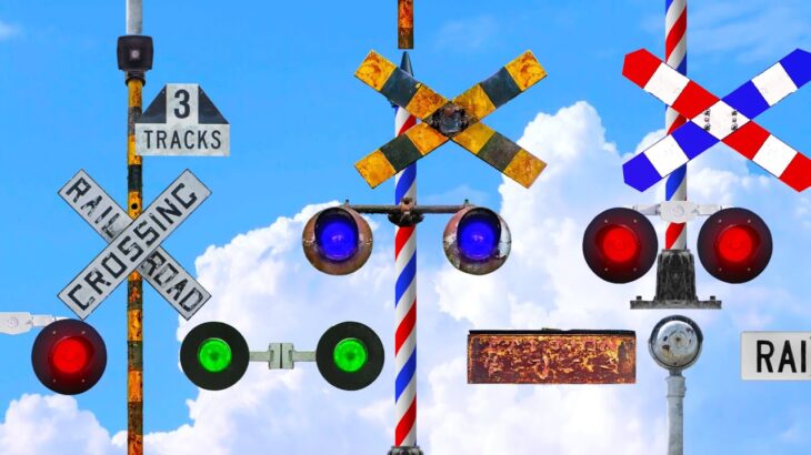 【踏切アニメ】カジノなスロットふみきりカンカン3♪＼ジャックポット／Jackpot! Imaginary railroad crossings and trains!