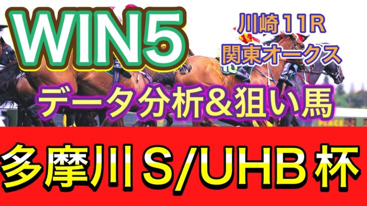 【競馬】多摩川S/UHB杯❗️【おまけ】関東オークスとプリンスオブウェールズSの狙い馬⁉️