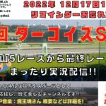 2022年12月17日 第8回 ターコイズS G3 他中山5レースから最終レースまで  競馬実況ライブ!